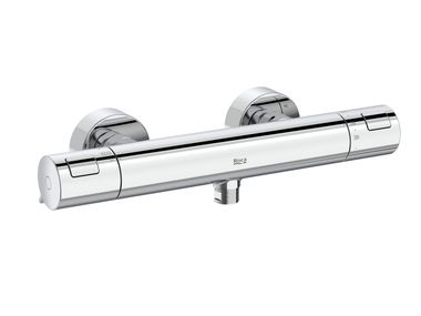 Miscelatore per doccia a 2 fori esterno con deviatore automatico T-500 5A1E18 Roca