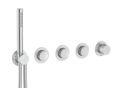 Mitigeur de douche 5 trous thermostatique en laiton avec douchette T_MULTI 5A734A..0 Roca
