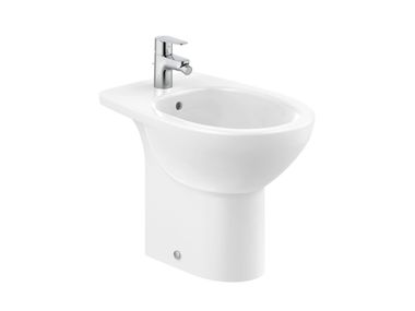 Bidé de cerâmica de chão com rebosadero VICTORIA 355V04..0 Roca