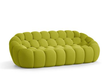 Canapé 2 Places Roche Bobois En Tissu Vert Eucalyptus (Moderne, Hauteur 85 Cm)