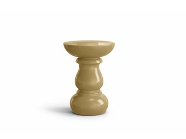 Round resin high side table CHESS Roche Bobois