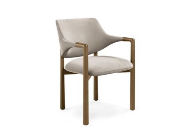 Sedia in pelle con braccioli ELANTA Roche Bobois