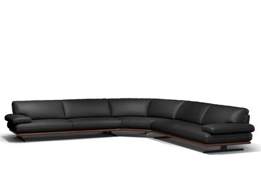 Sofá de esquina de cuero ENVERGURE Roche Bobois