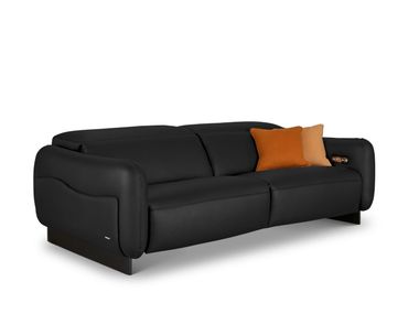 Divano in pelle con movimento elettrico a 3 posti OPALE Roche Bobois