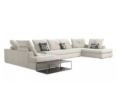 4-Sitzer Sofa aus Stoff PRÉFACE Roche Bobois