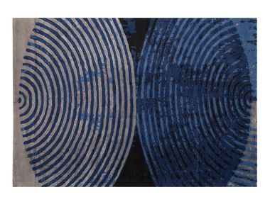 Handmade rectangular wool rug SHELL Roche Bobois