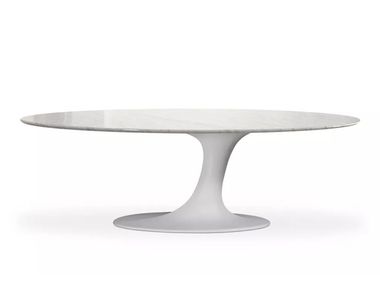 Oval marble dining table SPEED UP Roche Bobois