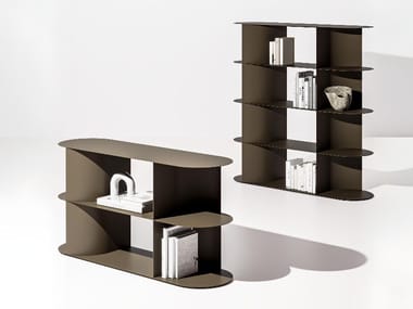 Ronda Design, ZEPHIR Libreria a giorno in metallo verniciato