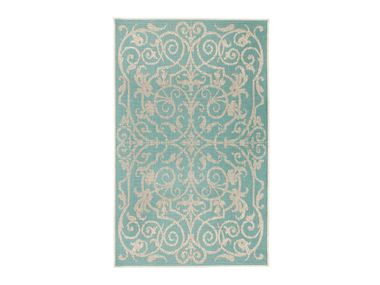 Patterned rectangular polypropylene outdoor rug SUMMER QUAI Roolf Living
