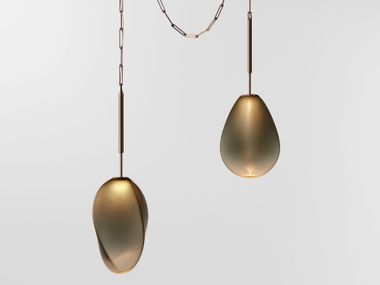 Glass pendant lamp SOLACE CHAIN Ross Gardam