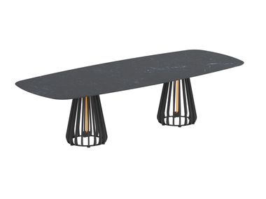 Rectangular ceramic garden table FURNIZ Royal Botania