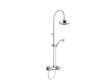 Wall-mounted shower panel with hand shower KENSINGTON - 3707WC-S Rubinetteria Giulini