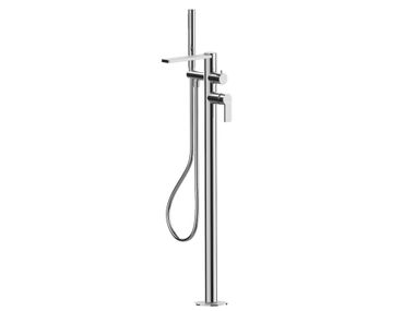 Floor standing bathtub mixer with hand shower ENEA Rubinetterie Frattini