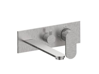 Wall-mounted bathtub mixer with diverter LINEA Rubinetterie Frattini
