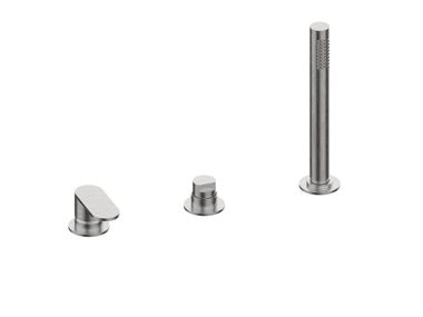 Deck mounted bathtub tap with hand shower LINEA Rubinetterie Frattini