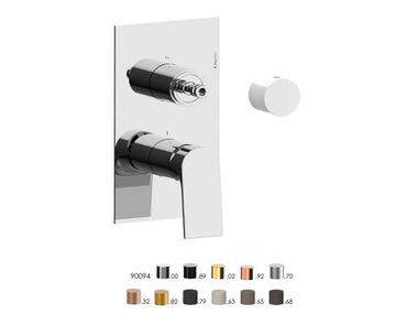 Recessed single handle shower mixer with diverter NARCISO 78523SV3 Rubinetterie Frattini