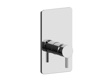 Single handle shower mixer with plate PEPE XL 12521A Rubinetterie Frattini
