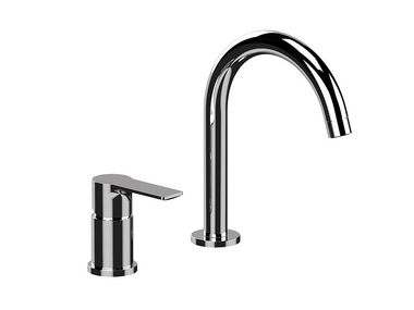 2 hole countertop single handle washbasin mixer TREND Rubinetterie Mariani