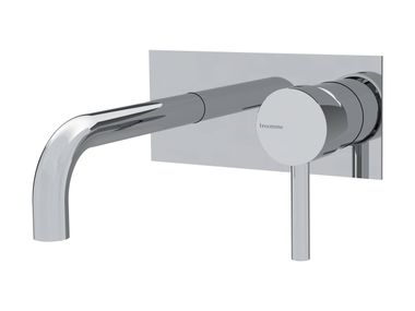 Miscelatore per lavabo monocomando a muro FOOTPRINT RWIT 8C51 Rubinetterie Treemme