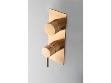 Rubinetterie Treemme, X-CHANGE_MONO Miscelatore per doccia in ottone con deviatore con piastra