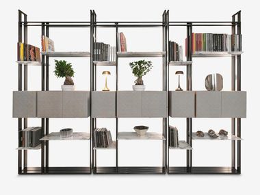 Freestanding open bookcase FRAME BOX Rugiano