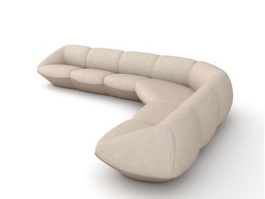 Sofá modular de tecido ISIDE Rugiano