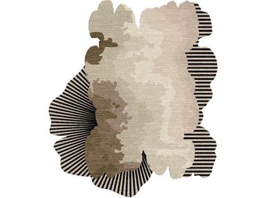Handmade rug in TENCEL™ / New Zealand Wool OBSIDIAN VEIL Rugs & Co.