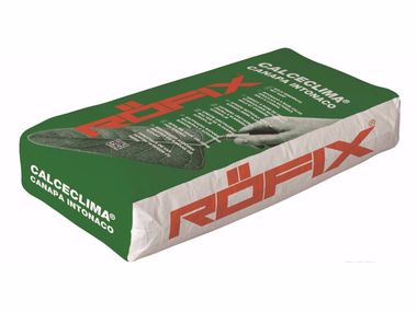 Hydraulic and hydrated lime based plaster RÖFIX CalceClima® Canapa Intonaco RÖFIX