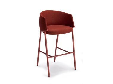 Fabric stool with armrests KOALA S-CAB