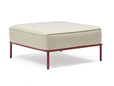 Garden pouf in steel and fabric FLAP S-CAB