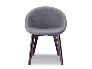 Upholstered fabric chair NATURAL GIULIA POP S-CAB