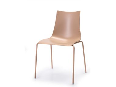 Stackable technopolymer chair ZEBRA TECNOPOLIMERO S-CAB