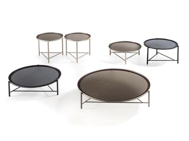 Mesa de centro redonda de metal SANTAMONICA Frigerio