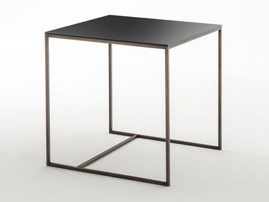 Low metal central coffee table SCALA SC5088 OAK