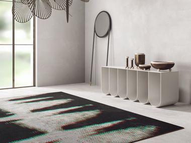 Polyamide rug SEEDS OF LIFE INK.RUGS