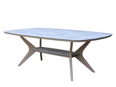Rectangular wooden garden table SELVA Les Jardins®