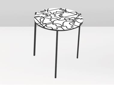 Tavolino basso in legno SHAKE HANDS | Tavolino PICTOOM