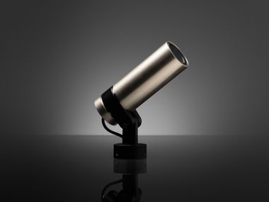 Adjustable wall-mounted bronze Outdoor spotlight BRONZE SIMES