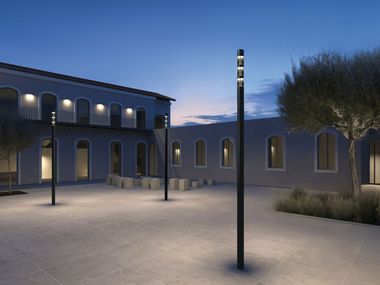 LED aluminium street lamp SHIFT PRO ROTOSYMMETRIC SIMES