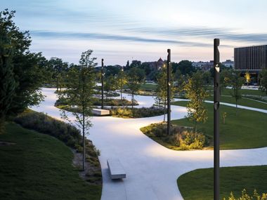 LED aluminium garden lamp post SHIFT PRO SIMES