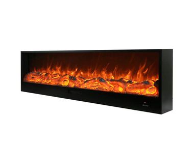Built-in electric fireplace AMIATA SINED