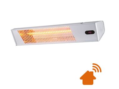 SINED, CALDO IRA 2000 WIFI Diffusore radiante per esterni in alluminio e acciaio