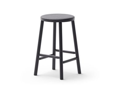 High wooden kitchen stool with footrest BAR SIPA