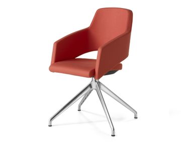 MAJOR Trestle-based chair with armrests By SITIA | design Fiorenzo Dorigo
