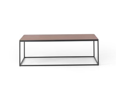 Low rectangular steel coffee table SIDE SITIA