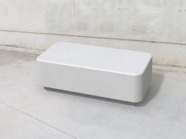 KID Rectangular fiber-reinforced concrete table for public areas By SIT ...