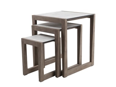 Les Jardins®, SKAAL Tavolino da giardino di servizio quadrato