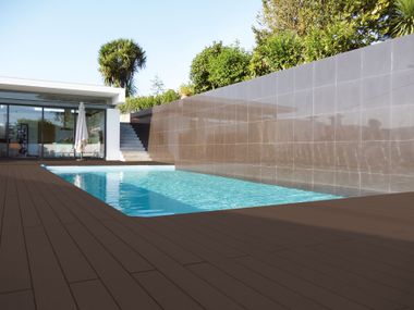 Pavimento per esterni in WPC COMPACT - ARGILLA SKEMA