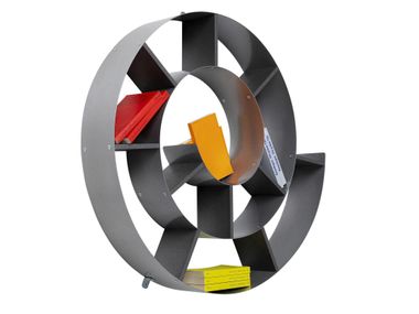 Open floating plate bookcase SNAIL KARE Design