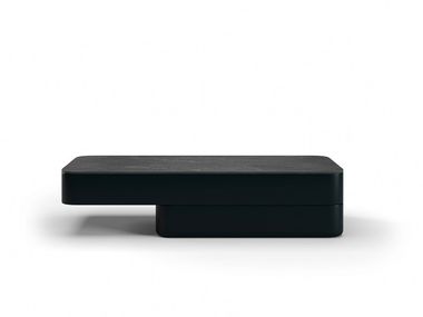 Rectangular aluminium garden side table ALVO SNOC